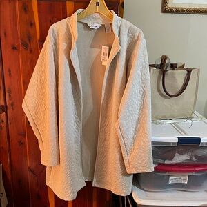 LeModa Women's Elegant Cream Blazer size xxl